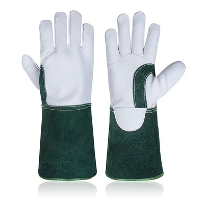 Small Hands Sheep Skin Grinding Laser Tig Welding Gloves Argon Welder Protective Leather Gloves 41cm For Welding