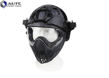 TPU PC Lens High Cut Ballistic Helmet Accessories With Face Shield