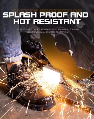 Wholesale High Quality Steel Toe Anti-smashing Indestructible Safety Shoes Water-proof Work Boots For Men