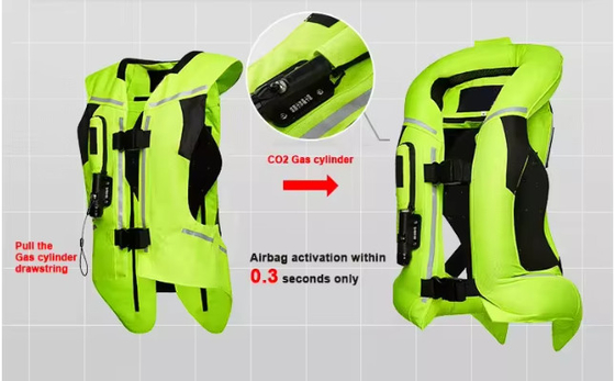 Professional Reflective Motorcycle Jacket Motorcycle Airbag Vest Off-road Riding Airbag System Airbag