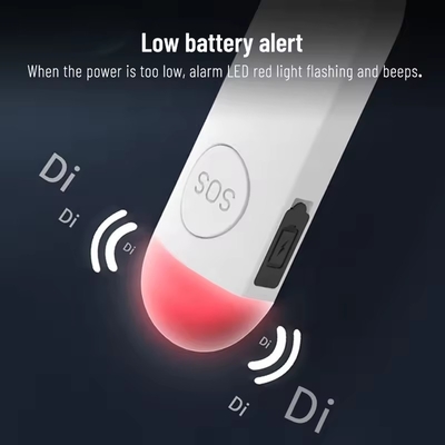 140db Emergency Self Defense Alarm Keychain Safety Defence Key Chain Led Security Personal Alarm Keychain For Women