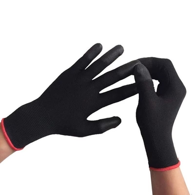 Industrial Working Safety Anti Static Gloves / All ESD Custom Palm PU Coated Gloves / Anti-Static Gloves