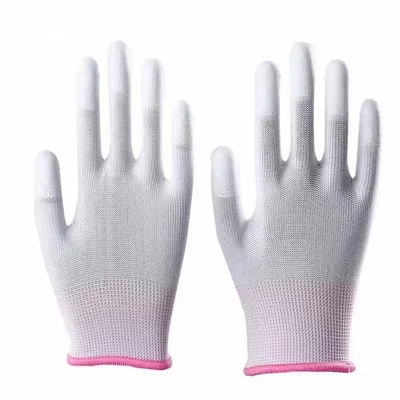 Industrial Working Safety Anti Static Gloves / All ESD Custom Palm PU Coated Gloves / Anti-Static Gloves