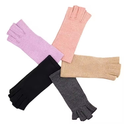 Half Fingerless T Typing A Anti Rrheumatoid Arthritis Compression Hand Therapy Cotton Spandex Gloves For Women Pain Relief