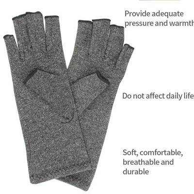 Half Fingerless T Typing A Anti Rrheumatoid Arthritis Compression Hand Therapy Cotton Spandex Gloves For Women Pain Relief