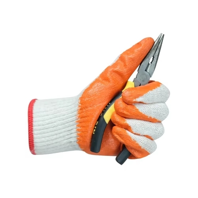 Wholesale Price Cotton Latex Coated Glove Industrial Hand Protective Work Safety Gloves for Construction