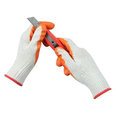 Wholesale Price Cotton Latex Coated Glove Industrial Hand Protective Work Safety Gloves for Construction