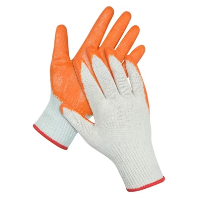 Wholesale Price Cotton Latex Coated Glove Industrial Hand Protective Work Safety Gloves for Construction
