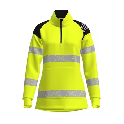Customize Various Styles OEM ANSI High Visibility Polyester Breathable Long Sleeve Work Safety Shirt