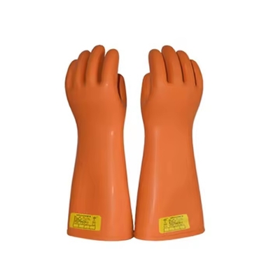 10KV Latex Insulating Gloves High Voltage Electrical Work Anti-Electric Shock Safety Protection Maximum Operating Voltage 3000V