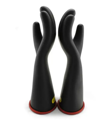 Hand Protection Dielectric Insulation Gloves Class 00 0 1 2 3 4 Rubber Electric Insulating Gloves for Electrician