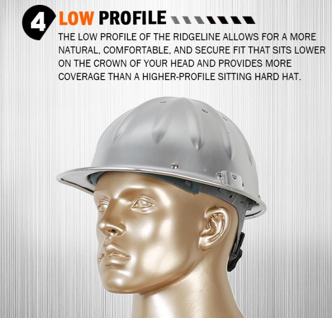 Kseibi Β πρότυπο κράνος ασφάλειας καπέλων αλουμινίου σκληρό για τη συγκόλληση