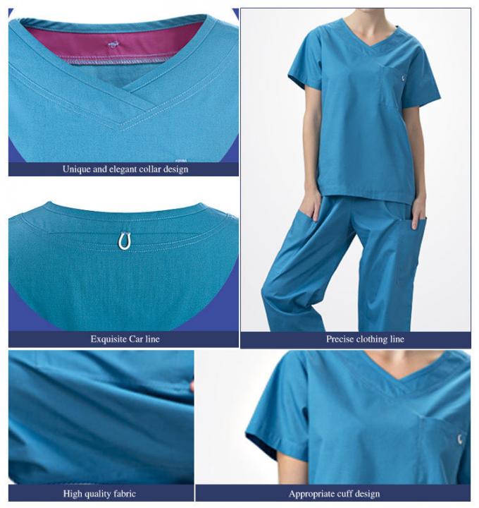 Μοντέρνη νοσοκόμων ομοιόμορφη νοσοκόμα Workwear προσωπικού σχεδίων ιατρική